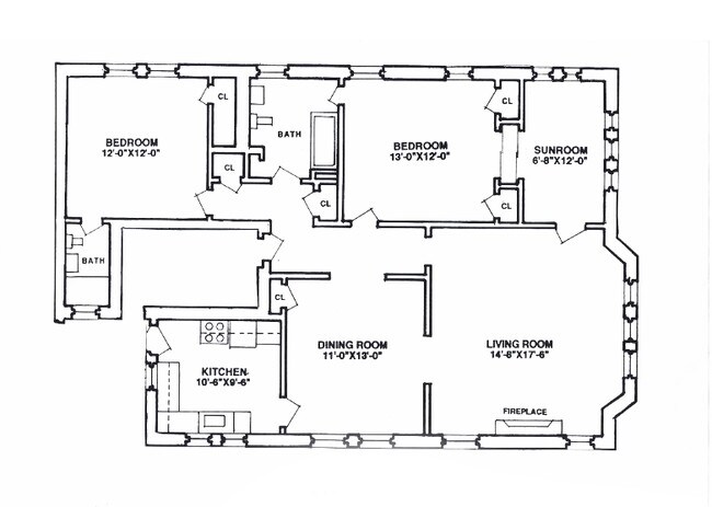 Floorplan - 818-20 Forest Ave.