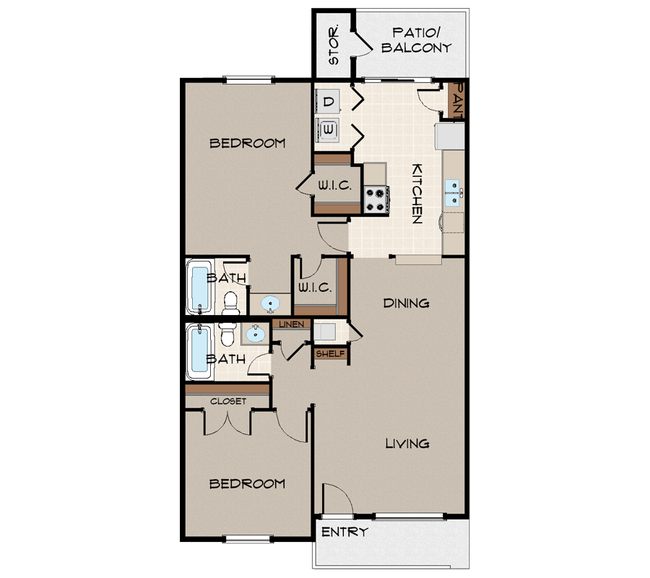 Floorplan - Summit at 7700