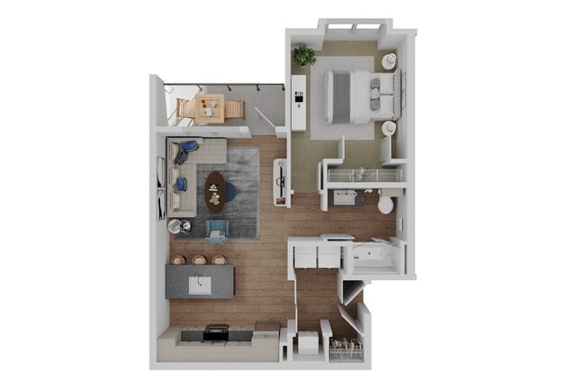 Floorplan - The Garrison Luxury Apartments