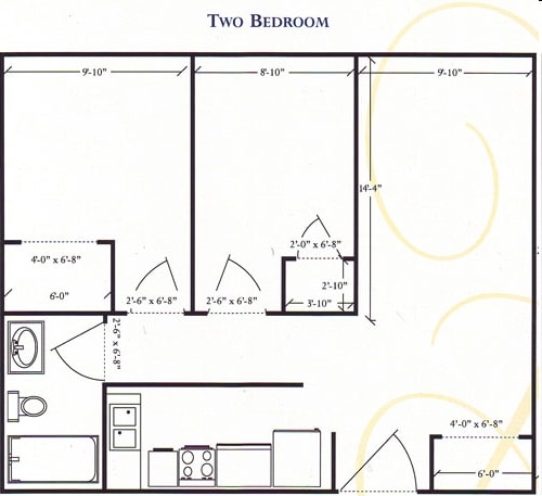2BR/1BA - Brenden Gardens