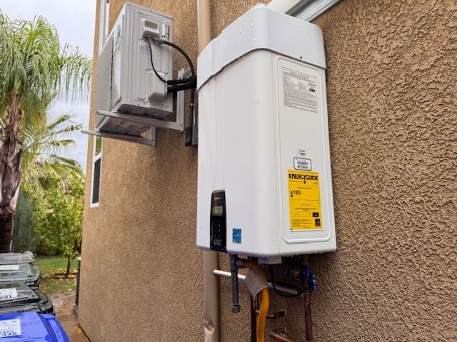 Tankless water heater - 17423 Smoke Tree Ln