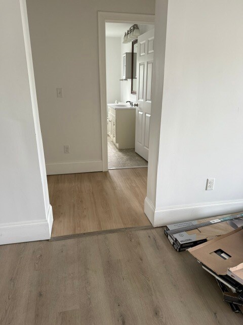 hall toward bathroom - 231 Lake Ave