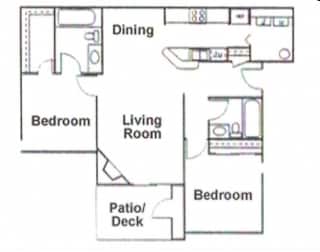 2BR/2BA - The Village at Wildcreek Apartments