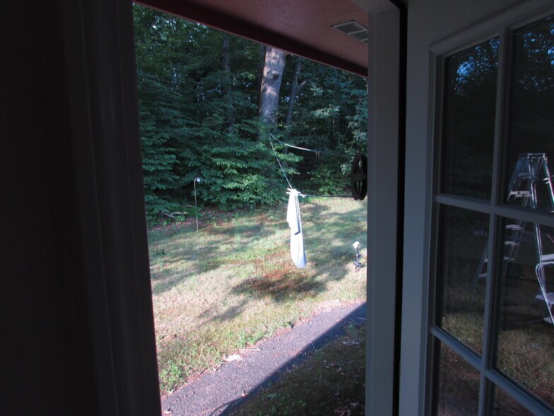 There's a closeline that leads from the back door between dining area and kitchen - 97 Scrub Oak Rd