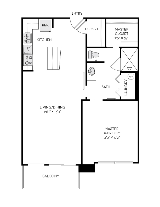 Floorplan - The Heights at Park Lane