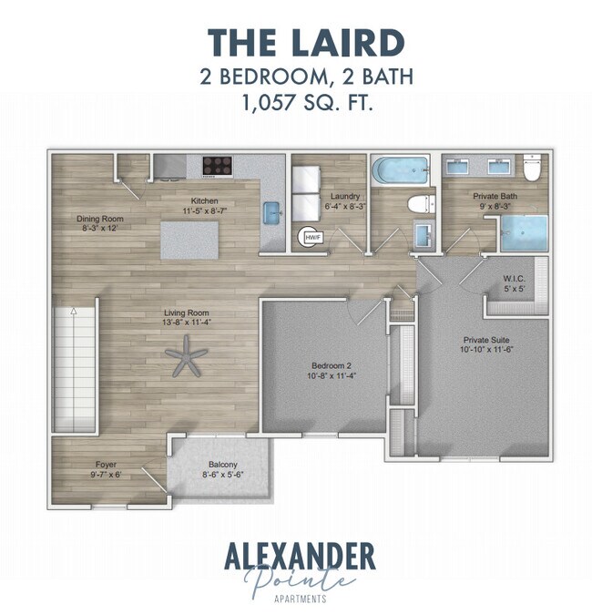Floorplan - Alexander Pointe Apartments