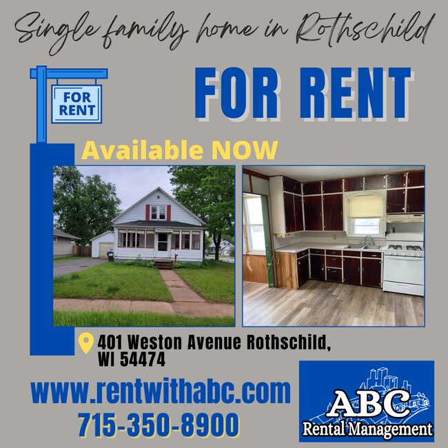 Building Photo - 3 Bedroom home in Rothschild!