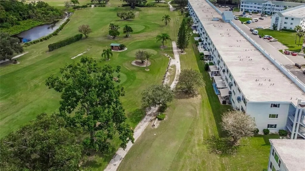 The golf course is located in the back of your building - 2460 Franciscan Dr
