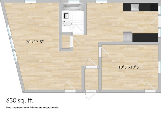 Floorplan - 804 Harrison St.