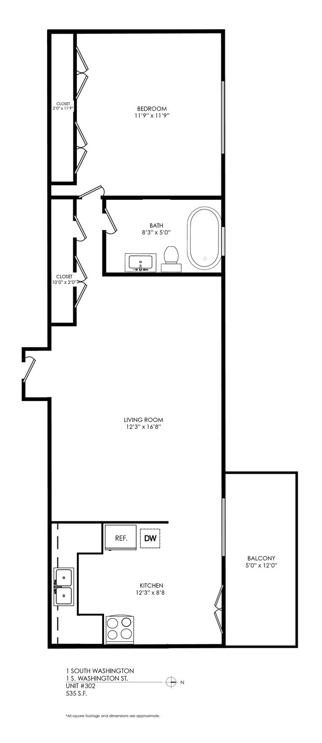 Floorplan - 1 South Washington