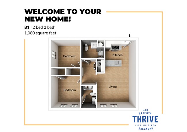 B1 Floor Plan - Thrive Argenta