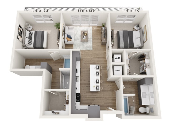 Floorplan - Lakeshore Pearl 2