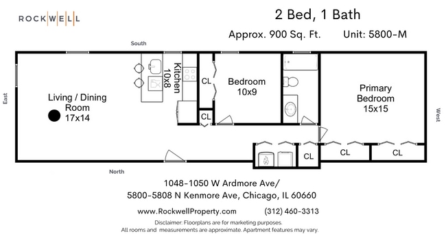 Floorplan - Kenmore 5800 N