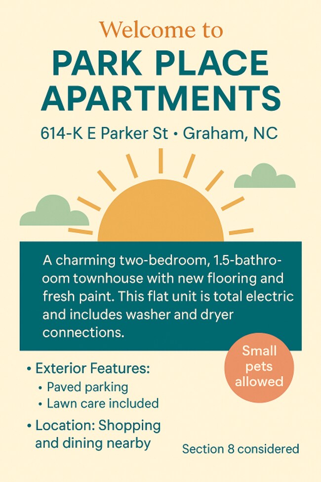 Building Photo - Two bedroom, 1.5 townhouse in Graham (Park...