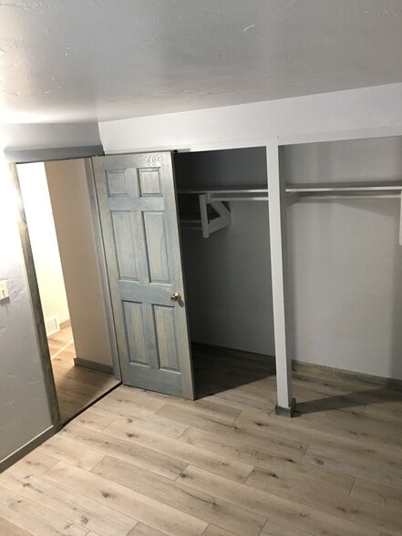Bedroom view, open closets - 1433 Witzel Ave