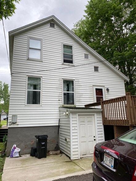 Deck entrance, basement laundry entrance - 1024 Main St