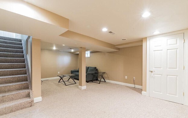 Large Basement Bedroom w/ NEW Egress Window - 6 Franklin Rd