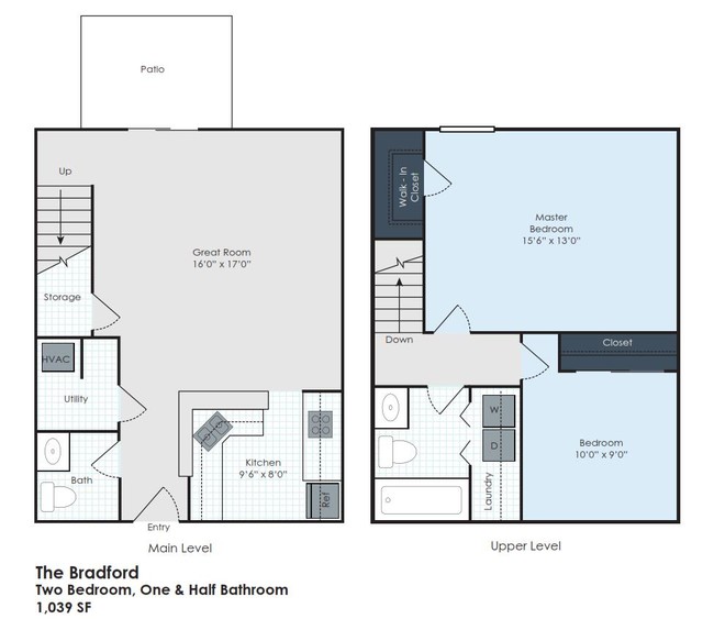 Floorplan - Oak Forest Townhomes & Apartments