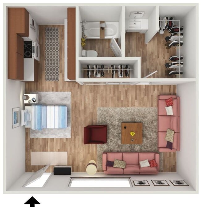 Floorplan - Vista Bella Apartment Homes