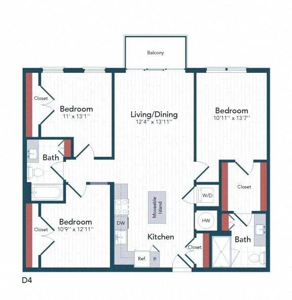 Floorplan - Harwood Flats