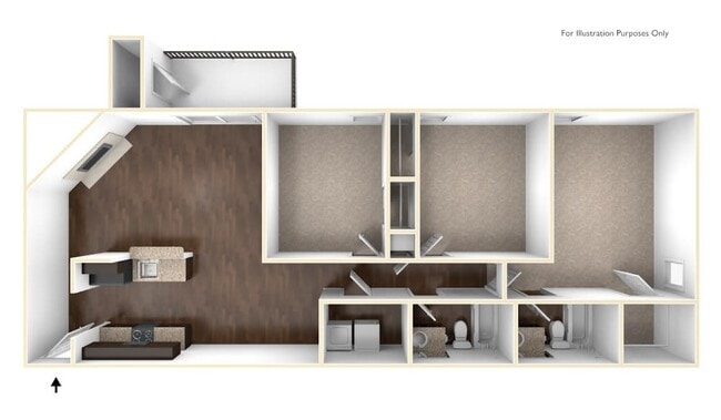 Floorplan - 300 Riverside Apartments