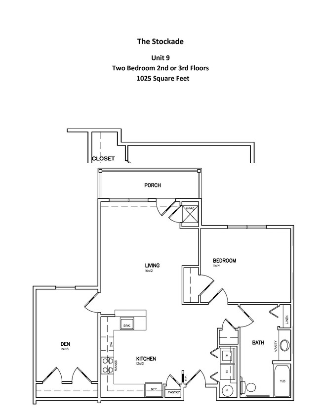 Floorplan - Scotia Manor Luxury Apartments