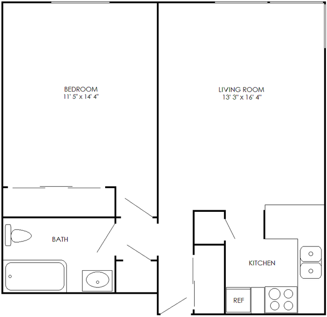 One Bedroom - West End Living