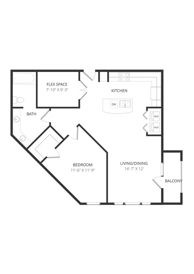 Floorplan - Lofts at Watters Creek Apartments