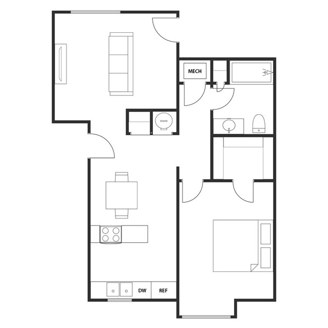 Floorplan - VISTA VILLA APARTMENTS