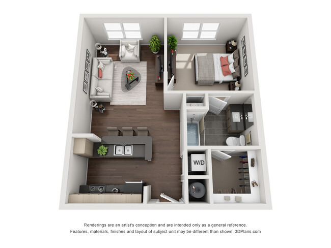 Floorplan - Residences at Woodbine Park