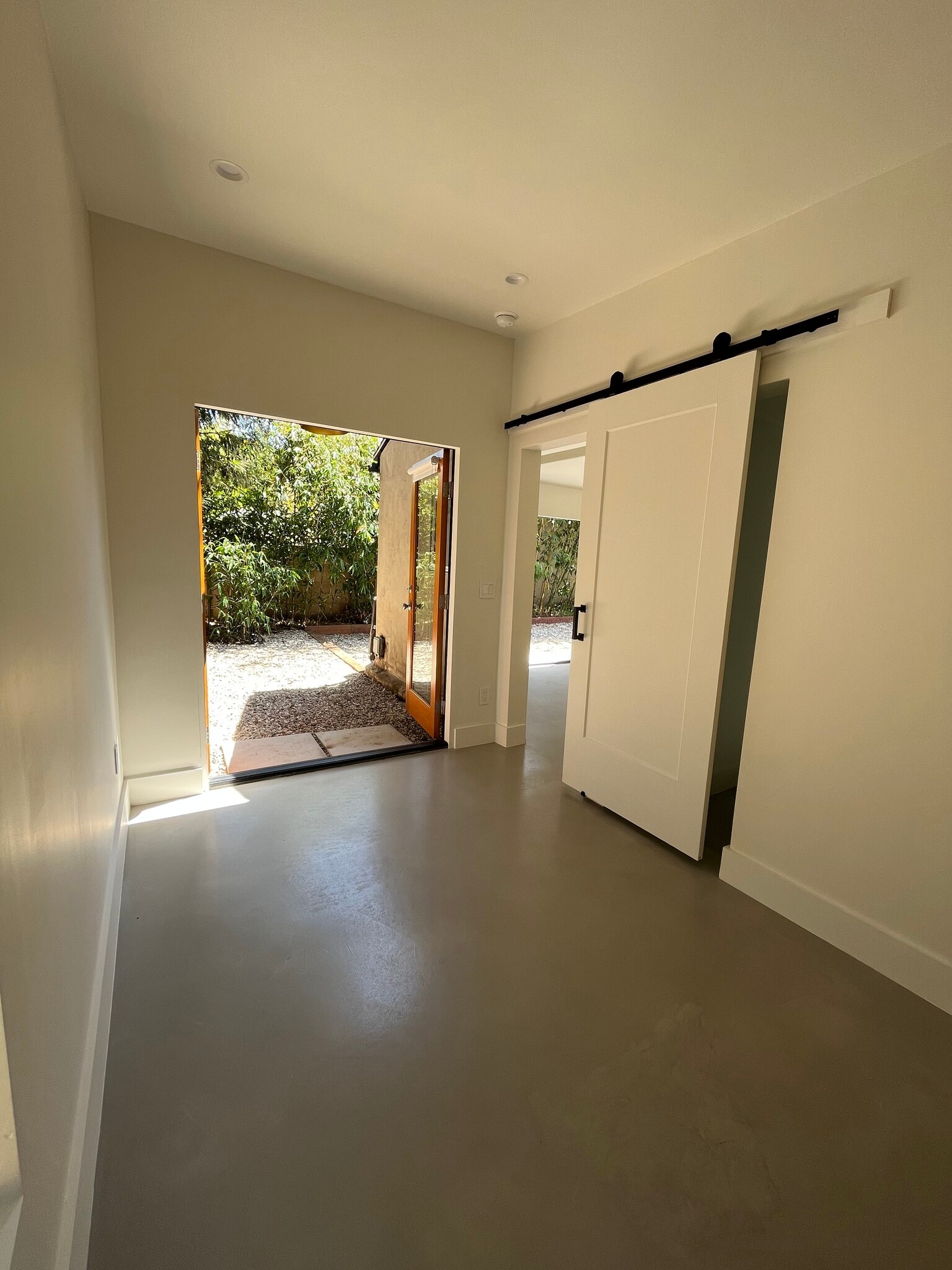 Bedroom with barn door for Closet - 2401 32nd St