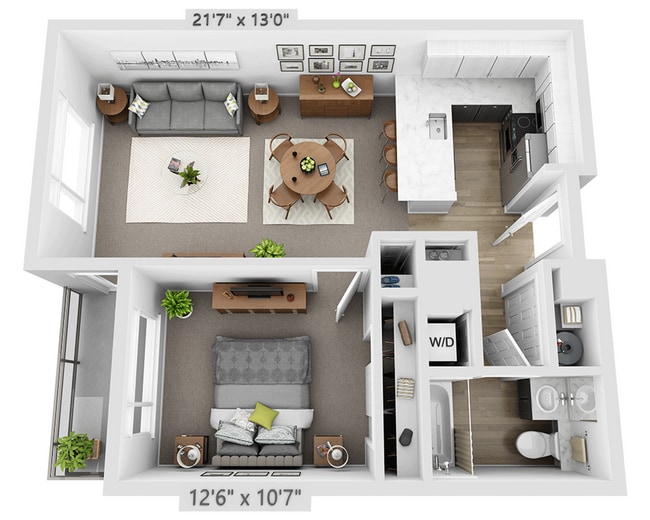 Floorplan - Borgata Apartments