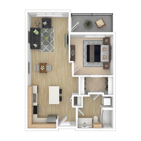 Floorplan - The Noble Apartments