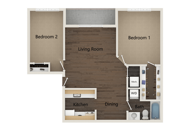 Floorplan - Village Square of Searcy