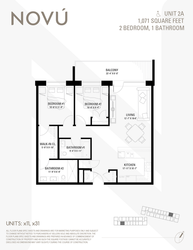 Floorplan - Novu Apartments