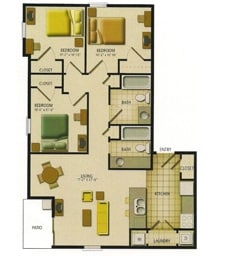 3 Bedroom - Riverwalk