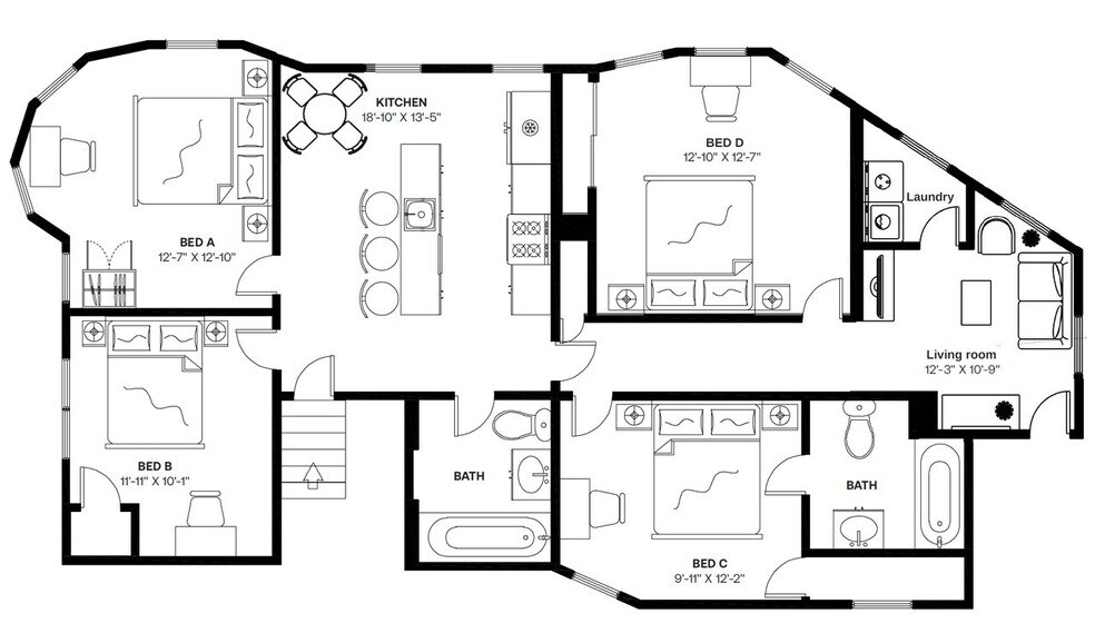 Building Photo - Room in Shared 4 bed/2 bath home