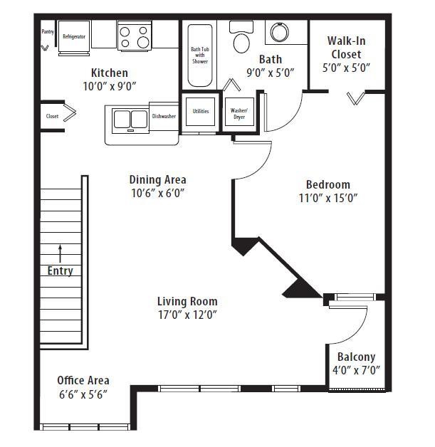 Floorplan - Springs at Palma Sola Apartments