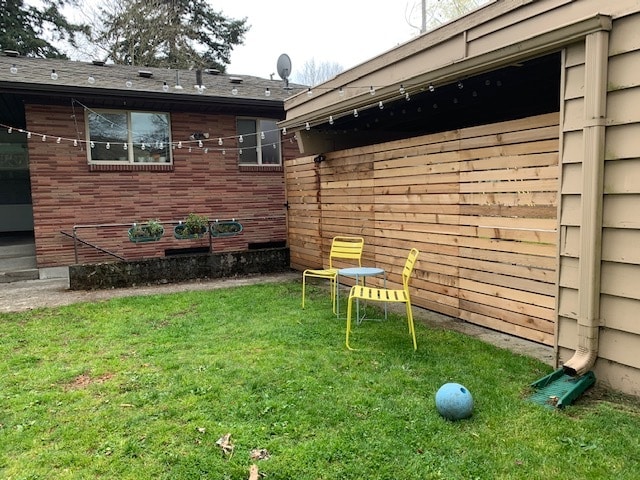 part of fenced backyard - 5703 N Commercial Ave