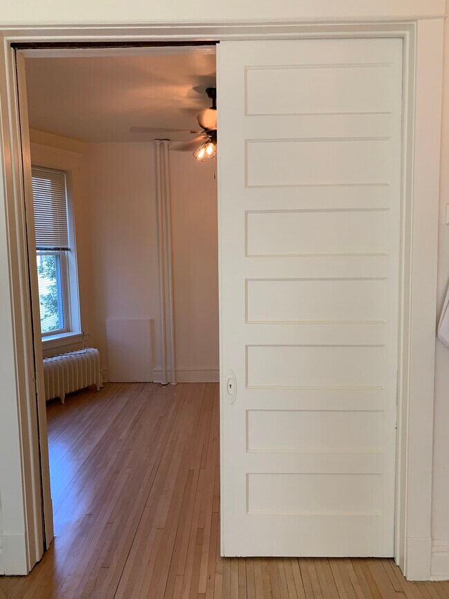 Pocket Door into Bedroom - 1006 E 3rd St