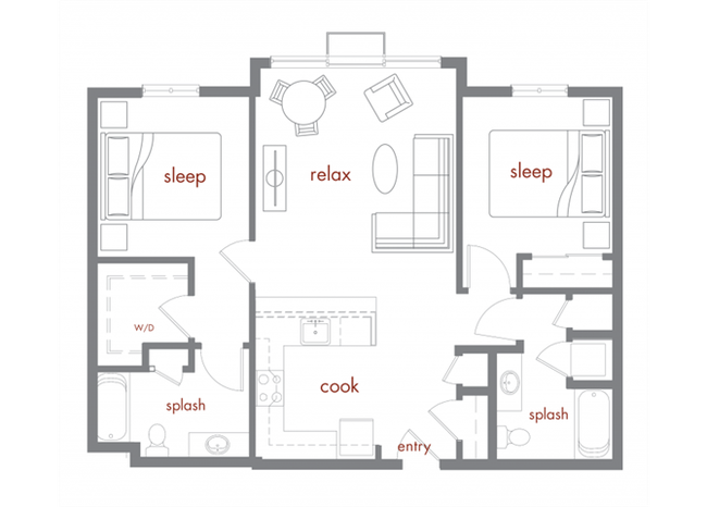 Floorplan - Tivalli Apartments