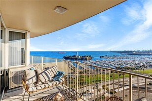 Ocean views from Living room balcony - 700 E Ocean Blvd