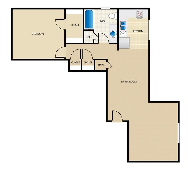 Floorplan - Louisburg Square Apartments & Townhomes