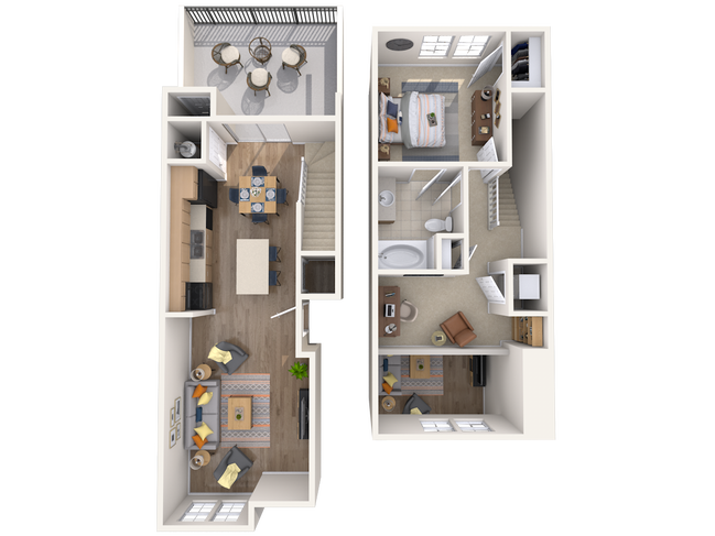 Floorplan - Lake Vista Apartments