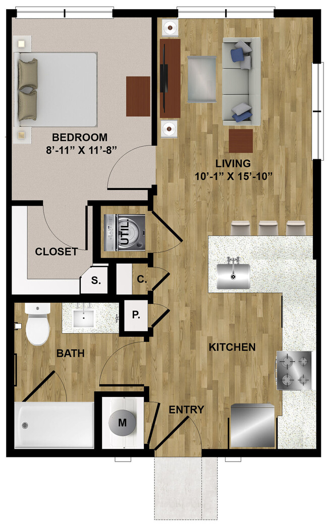 Floorplan - Bishop Central