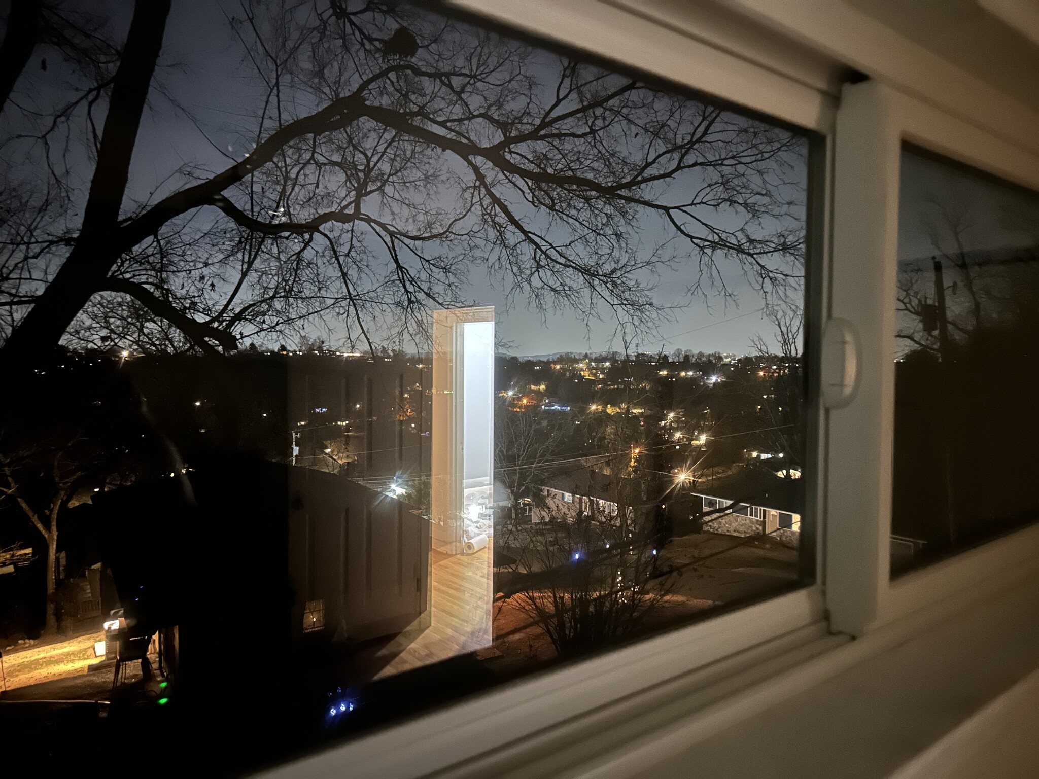 Night view from Master Bedroom - 511 Bitsy Ln