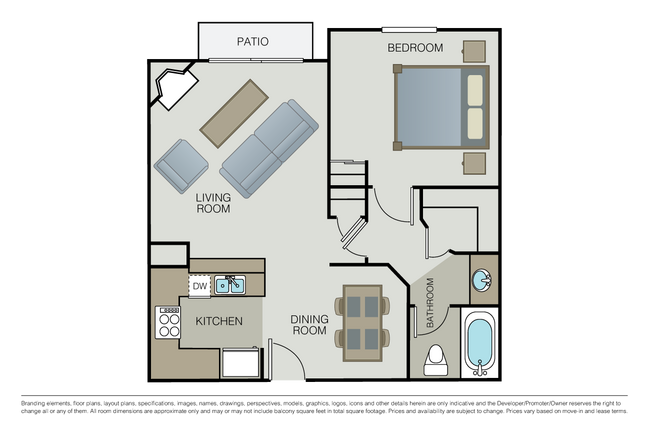 Floorplan - Essex Properties at Miracle Mile