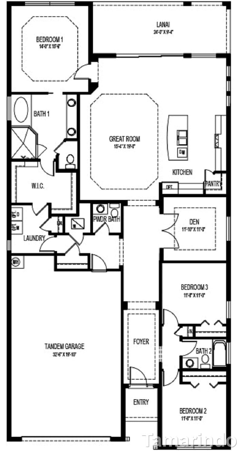 Floor plan - 339 Tamarindo Ln