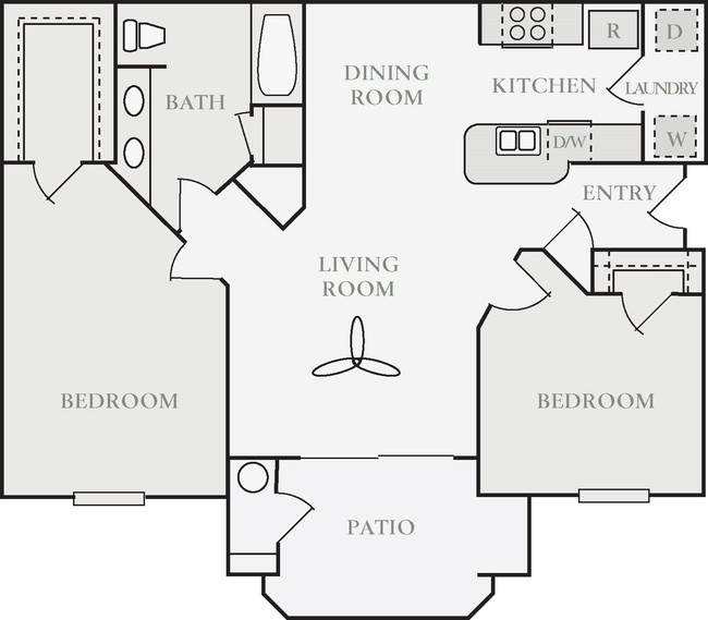 Floorplan - North Pointe Apartments