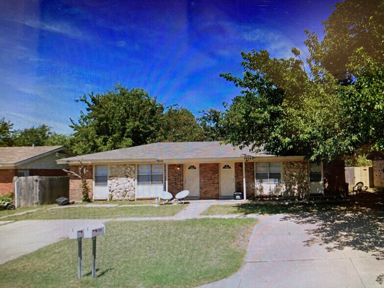 Front of 7608 Abbott Duplex - 7608 Abbott Drive